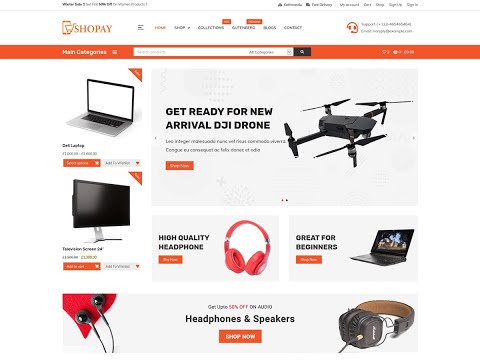 How to create a Free woocommerce website in Shopay  Wordpress Theme | The codestar