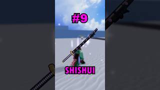 Top 10 Best Swords for Grinding in Blox Fruits #bloxfruits
