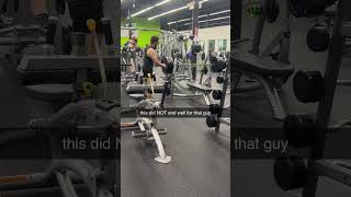 Why did he think he’d be able to lift that? #youtubeshorts #shorts #explorepage #gymshorts