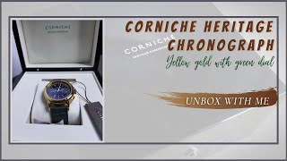 UNBOX WITH ME: Corniche Heritage Chronograph || #unboxing #watchunboxing #menswatches #cornichewatch