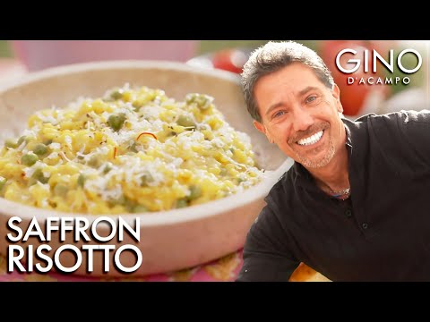 Gino Cooks DELICIOUS Saffron Risotto with Peas | Gino D’Acampo