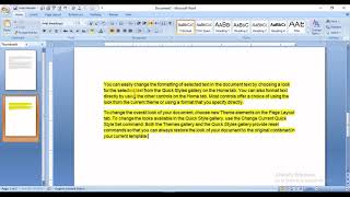 ms word view tab