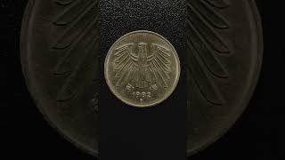 World Coin : 1982 D, 5 Deutsche Mark