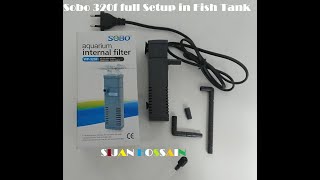 Sobo 320f Unboxing, Review and Setup in Aquarium Fish Tank