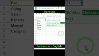 Excel Translate #short