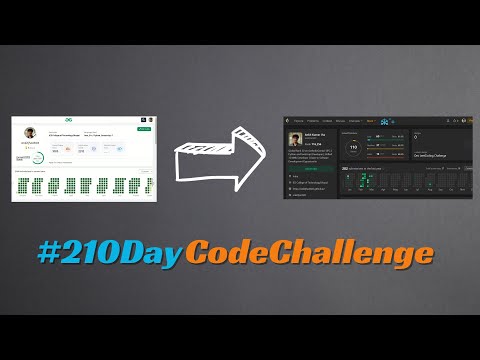 New Year's resolution | #210DayCodeChallenge
