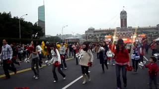 2012元旦總統府升旗典禮，快閃！