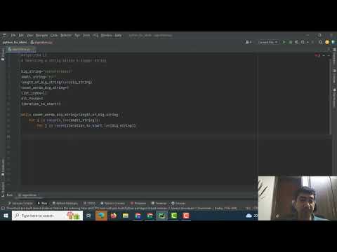 Finding a smaller string within a bigger string-Python-algorithm