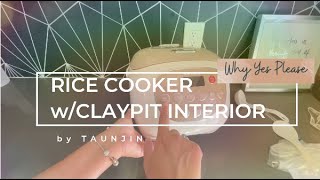 TIANJI Claypot Ricer Cooker Unboxing
