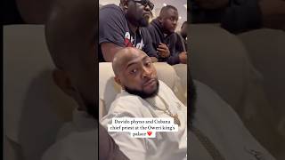 Davido phyno and Cubana chief priest in king’s palace in oweri
