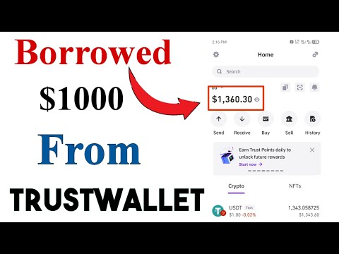 how to borrow $1000 loan in trustwallet - how to borrow money on trustwallet - trustwallet loan