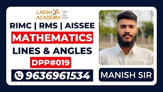 Class 9 Geometry | Lakshya Academy Coaching | Lines and Angles Practice