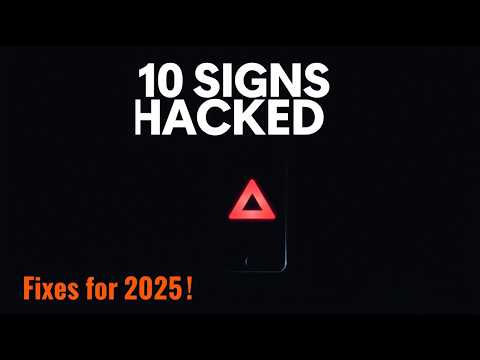 ⚠️ 10 Signs Your Phone’s Hacked—Fixes for 2025! 🔒