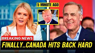 Trump FURIOUS as New Tariffs on Canada Backfire — Here’s How Carney Turns the Deal Into a Weapon