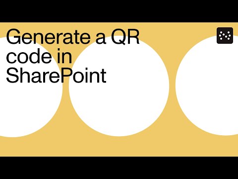 How to generate a QR code in SharePoint