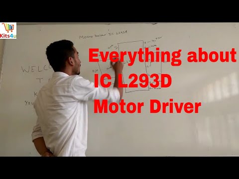 Motor driver L293D detailed explaination