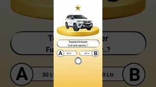 Toyota Fortuner fuel tank capacity..? #technnu