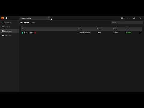 How to use pinned cluster tab | Orchetrix(OX) | Kubernetes GUI | Devops | Open-source Platform |
