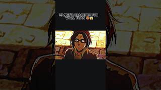 Hange's reaction for wall Titan 😱☠️#attackontitanedit #attackontitanseason4 #aot #eren #aotedit