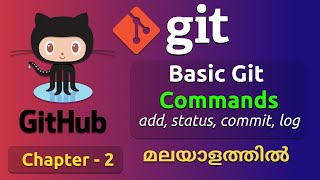 Basic Commands -1 | Git tutorial 2 | Git tutorial in Malayalam