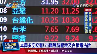 本周多空交雜！ 市場等待關稅及台積電法說