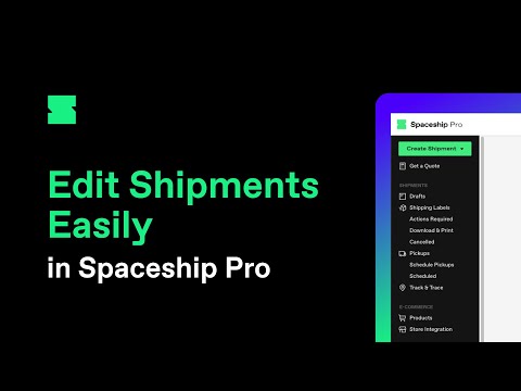 Spaceship Pro Tutorial: Edit Shipments easily in Spaceship Pro