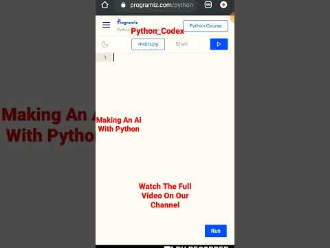 Creating An AI With Python #ai #coderslife #science #code #coder #python #coderlife #computer #java