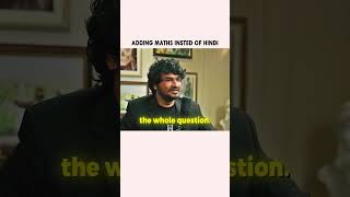 removing hindi and adding maths  #language #disoute #southindia #podcast