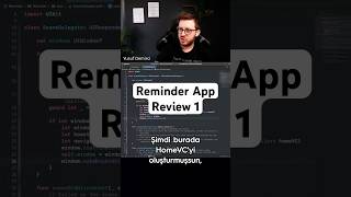 Reminder App Review 1 #yazılım #yazilim #yazilimgelistirme #yazılımgeliştirme #iosdevelopment