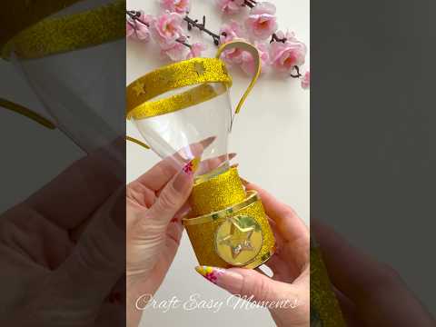 DIY How to make a Trophy 🏆Winners cup #diy #handmade #crafteasymoments #diyideas #craft #craftideas