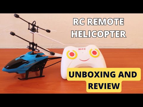 Unboxing the Mini RC Rechargeable Remote Control RC Helicopter - Induction Aircraft
