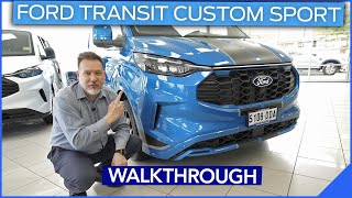 Walkthrough of the All-New Ford Transit Custom Sport | New Features & Standout Upgrades with Kosta