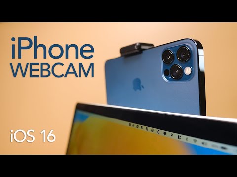 iPhone As Webcam In iOS 16 (Desk View and 2-Camera Setup)