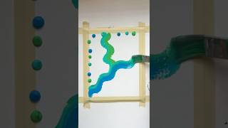 Easy Daily Art Technique #artjournal #easyart #acrylicpainting
