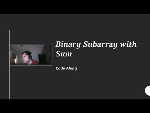 Binary Subarray with Sum