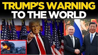 Trump Speech LIVE | 'World On Brink Of World War 3': Trump's Dire Warning To World | Trump News Live