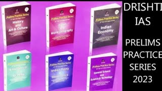 DRISHTI IAS PRELIMS PRACTICE SERIES BOOKS FOR 2025 UPSC PRELIMS EXAM #upsc