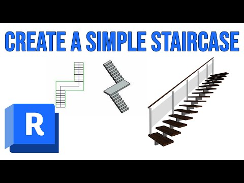 Revit Tutorials | How To Create A Simple Stair | Revit 2025
