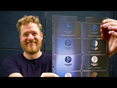 These STEEL Business Cards WEREN'T Made with a Laser