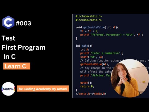 [English] Fundamentals Of Programming With C #003 -Test First Program In C
