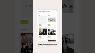 New Feature! Predesigned blocks now available #photography #websitebuilder #photographytips #SEO #AI