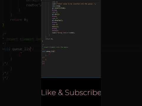 Queue implement using c++ #shorts #youtubeshorts #trendingshorts #coding #algorithm #cpp #dsa