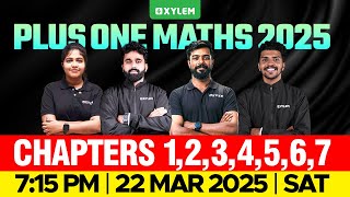 Plusone Maths 2025 | Chapters 1,2,3,4,5,6,7 | Xylem Plus One