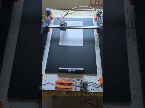 3d Printed drawing machine: handwriting #3dprinted #diy
