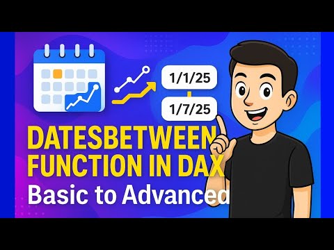 Master DATESBETWEEN in DAX | Beginner to Advanced | Power BI Date Analysis Made Easy!