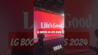 LG Booth (Exterior) l #CES 2024 #ces2024 #shorts