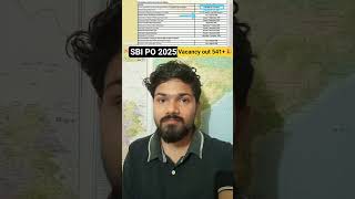 SBI PO 2025🎉🆕/vacancy #sbi #sbipo #sbipo2025 #vacency