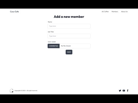 Coffee Shop Project - Part 6 : POST and UI states