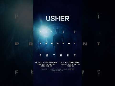 Australia, my Past Present Future tour is coming! Sign up to get the presale code at usherworld.com