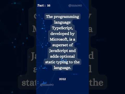 What is typescript…?!! #coding #facts #computer #technology #tech #typescript
